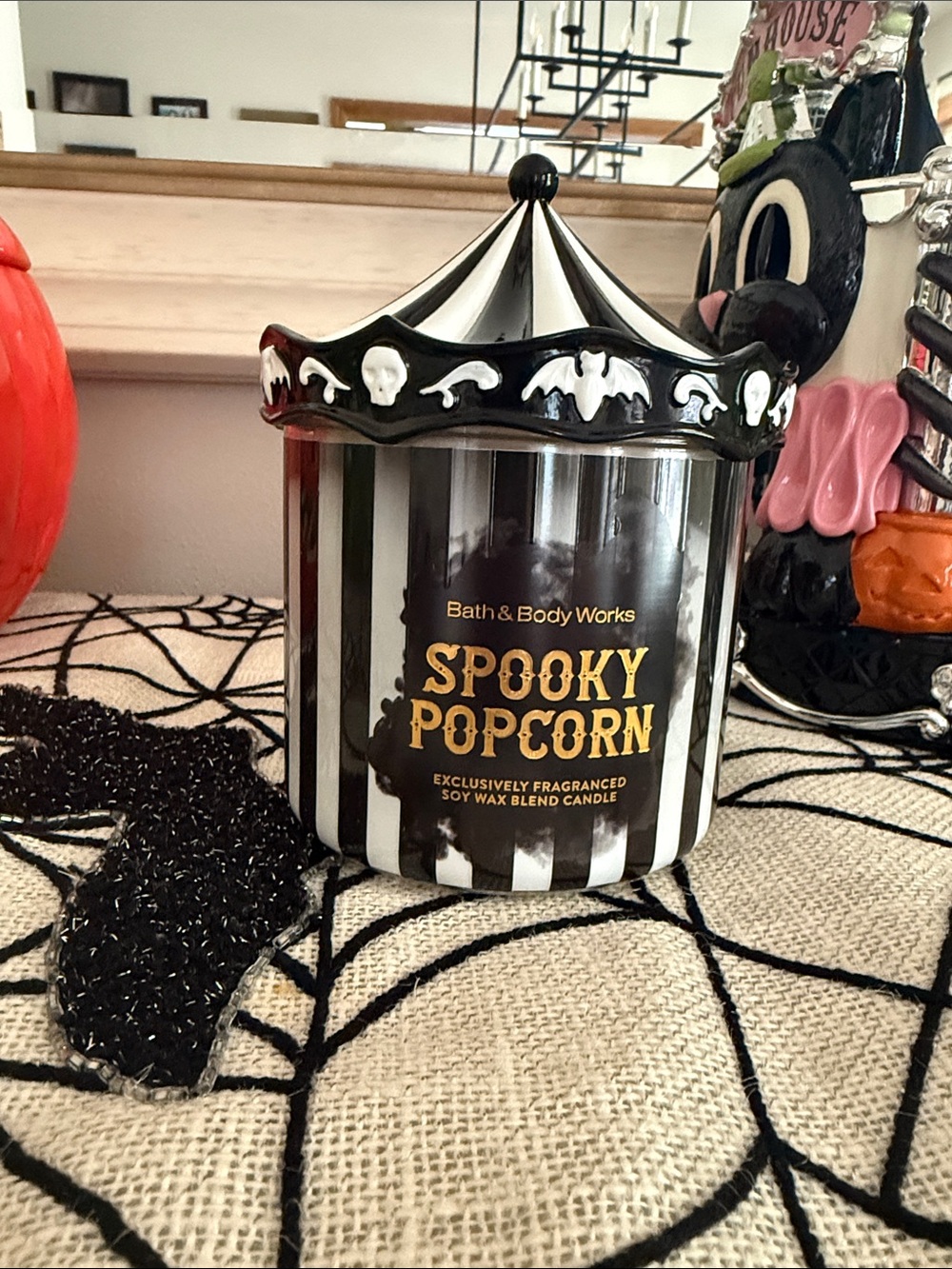 Bath & Body Works Spooky Popcorn 3 wick candle